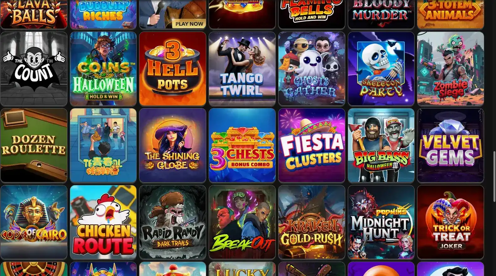 Игровой интерфейс Orca 88 казино на компьютере